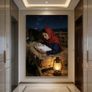 平安夜Nativity Painting